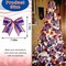 10 PCS 4th of July Patriotic Bows – Red & Blue Burlap Wreath Bows with Stars & Stripes, Memorial Day, Independence Day, Veterans Day Front Door & Craft Decorations